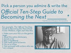 ESL writing prompt list