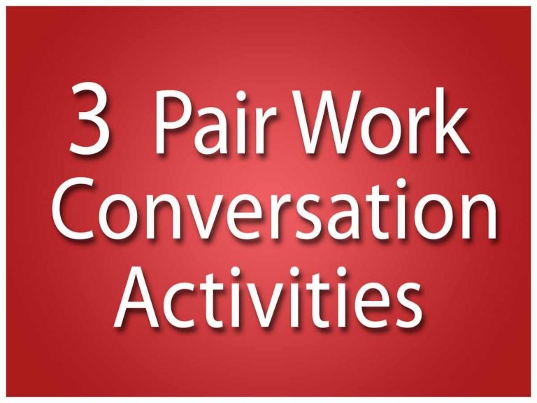 ESL Teaching Materials Conversation Ideas